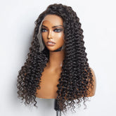 13x6 Transparent Lacefront Wig Deep Wavy(150%Density)