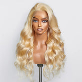 13x4 Transparent Lace Frontal Wig #613 (150%Density)