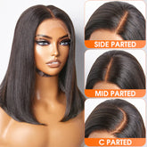 5x5 Lace Closure Bob Wig(150%Density)
