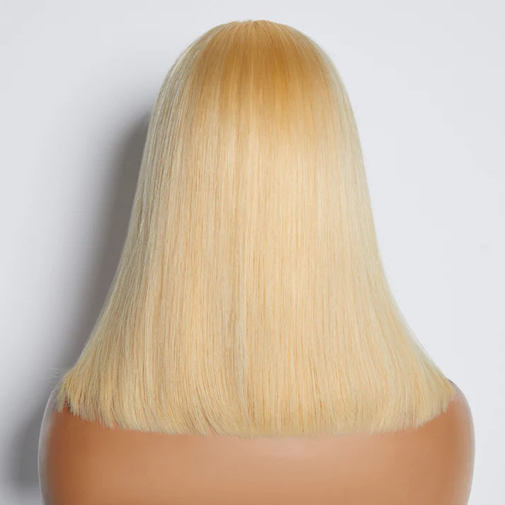 13x4 Transparent Lace Frontal Bob Wig #613(150%Density)