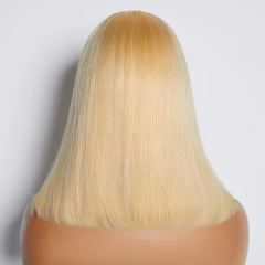 13x4 Transparent Lace Frontal Bob Wig #613(150%Density)