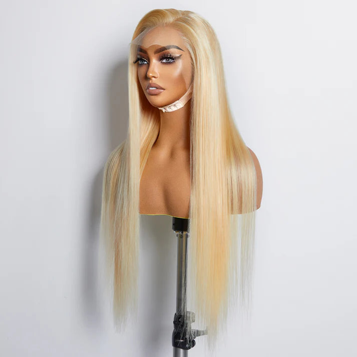 13x4 Transparent Lace Frontal Wig #613 (150%Density)