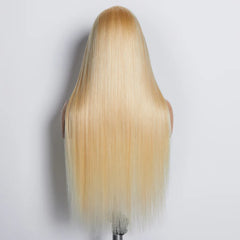 13x4 Transparent Lace Frontal Wig #613 (150%Density)