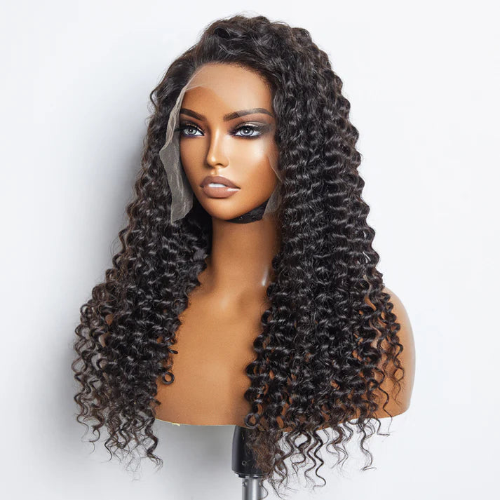 13x6 Transparent Lacefront Wig Deep Wavy(150%Density)