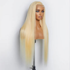 13x4 Transparent Lace Frontal Wig Straight #613(200%Density)