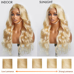 13x4 Transparent Lace Frontal Wig #613 (150%Density)