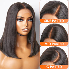 5x5 Lace Closure Bob Wig(150%Density)